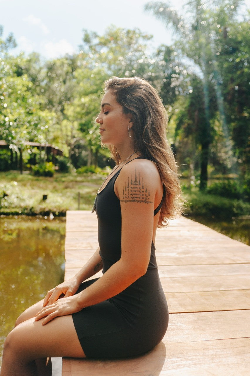 Jumpsuit curto joy midnight