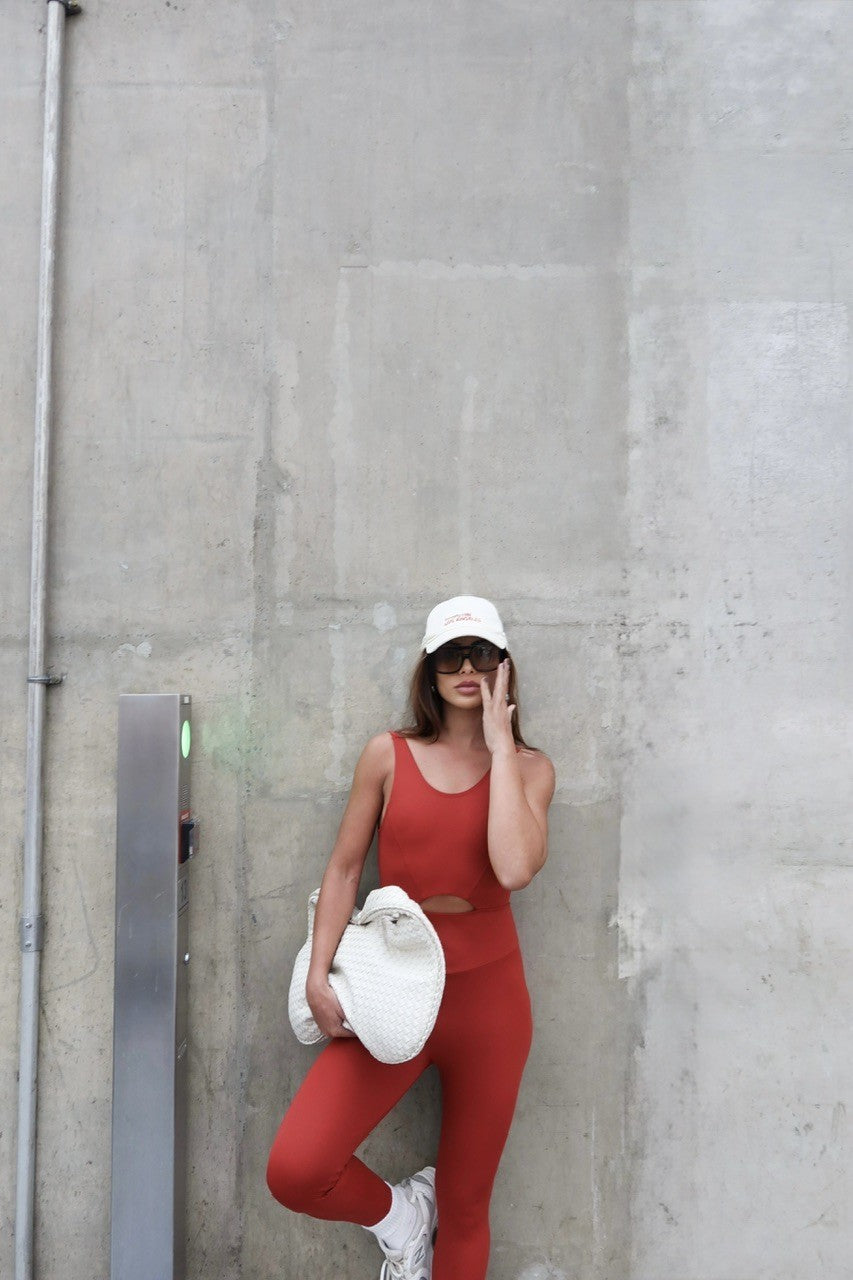 Jumpsuit power carmim