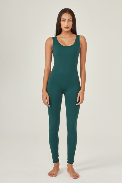 Jumpsuit skin rib floresta