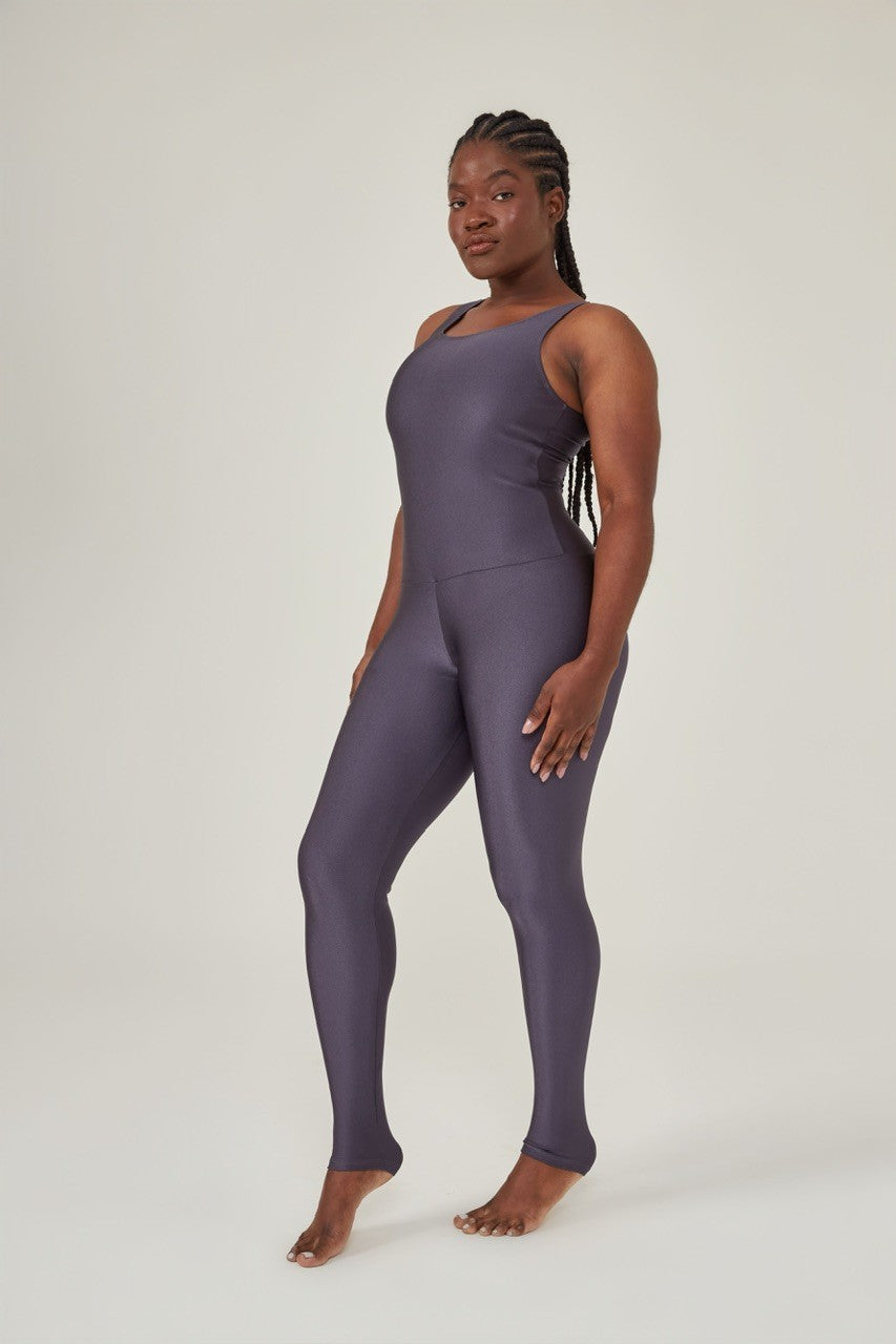 Jumpsuit soft shine space grey