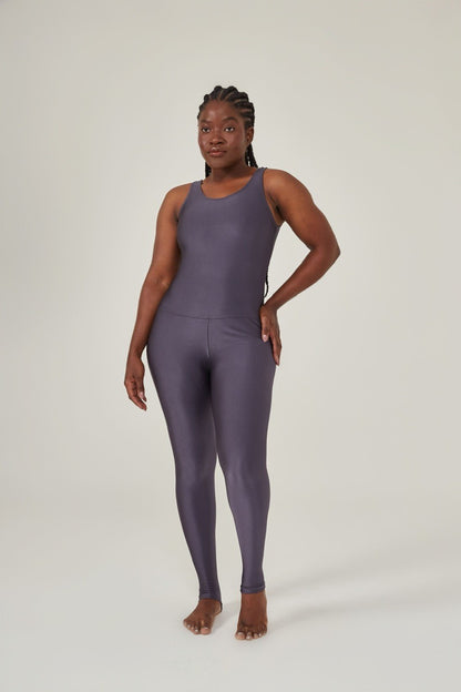 Jumpsuit soft shine space grey