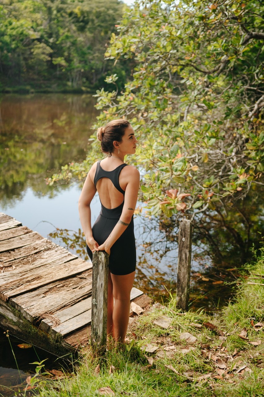 Jumpsuit curto joy midnight