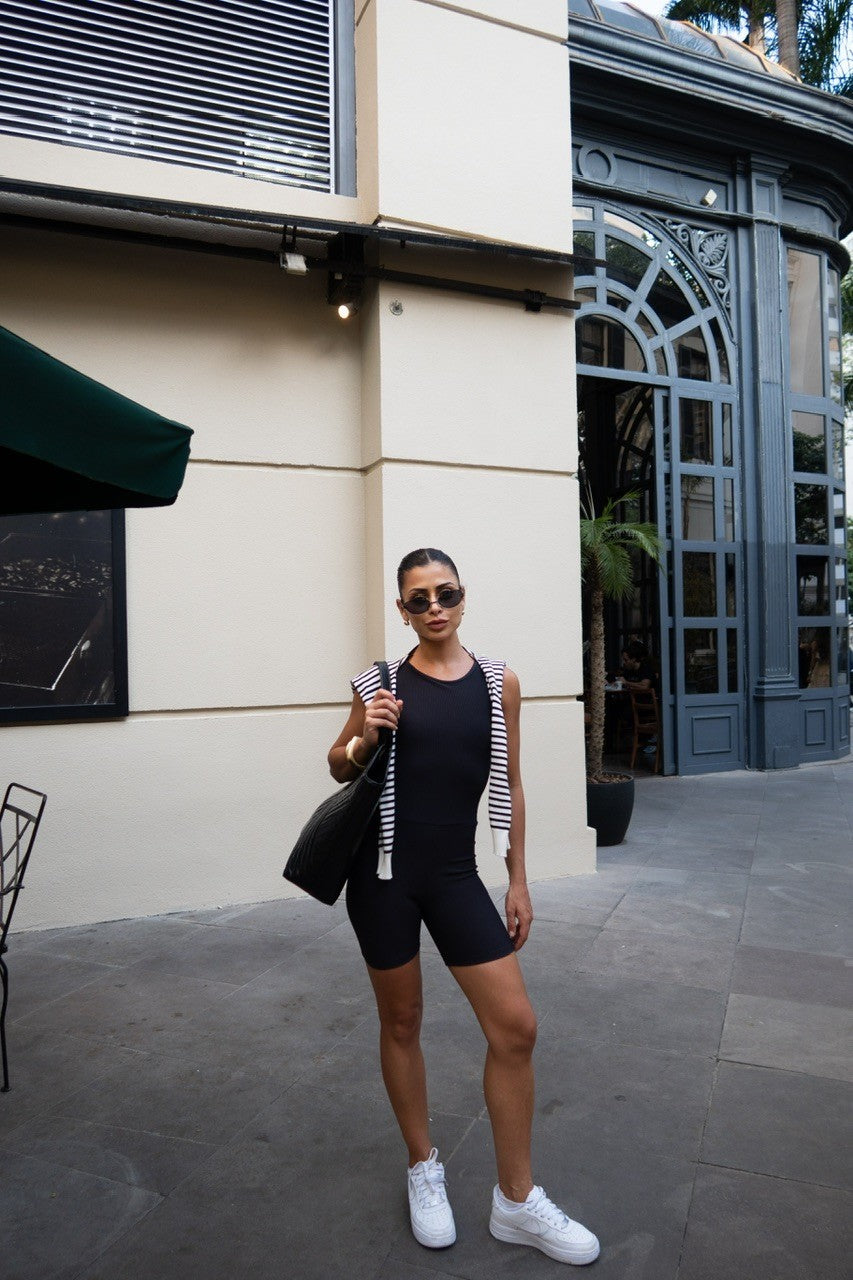 Jumpsuit ribb moon black