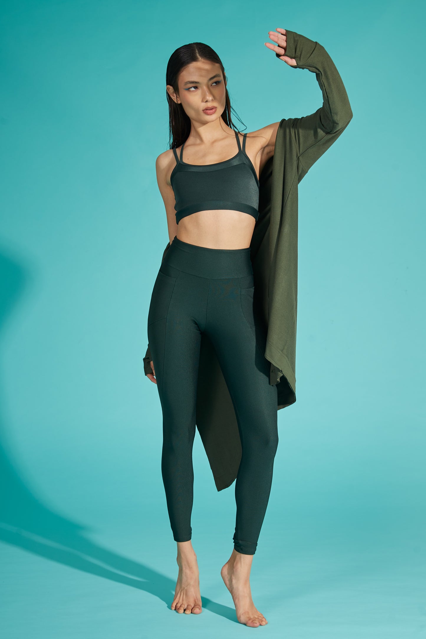 Conjunto basic premium verde jade