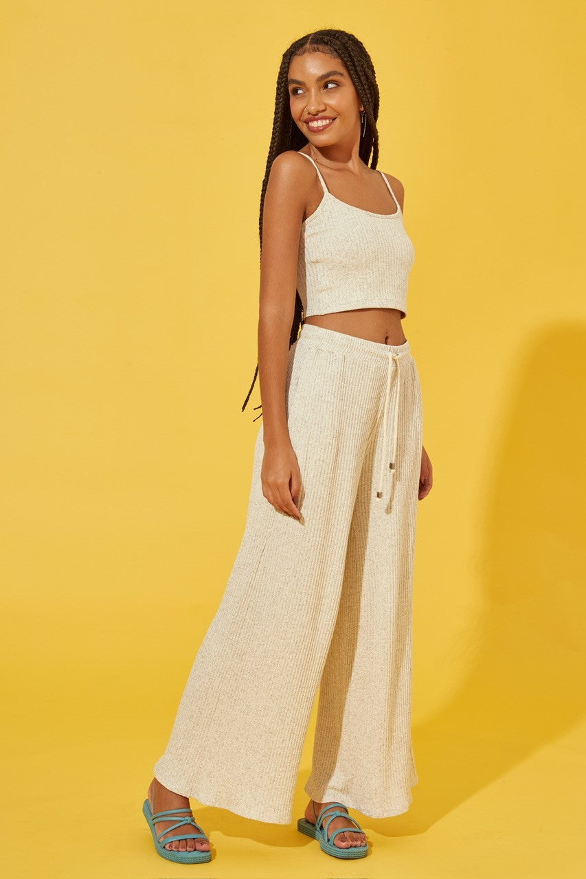 Cropped alça deva natural linho