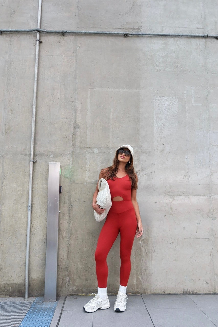 Jumpsuit power carmim