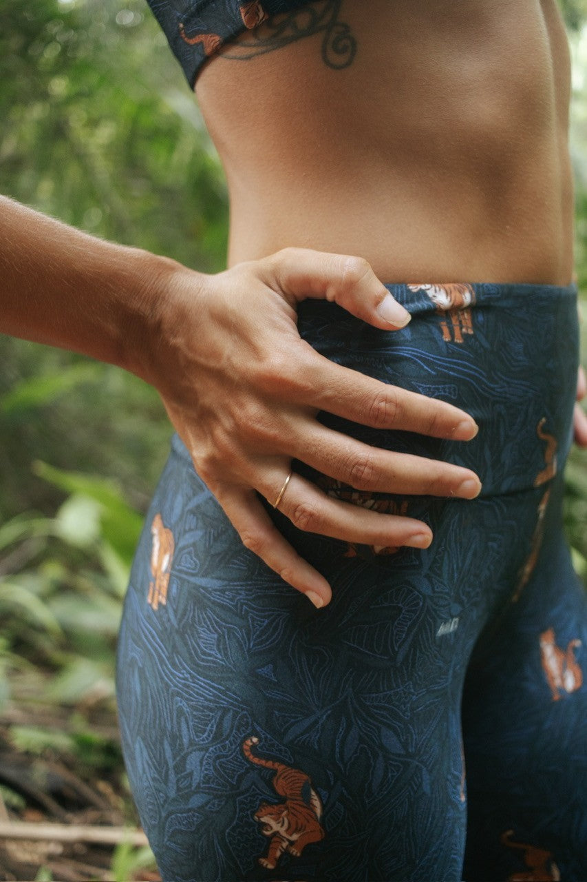 Legging isla blue tiger
