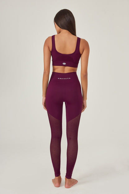 Legging skin ameixa