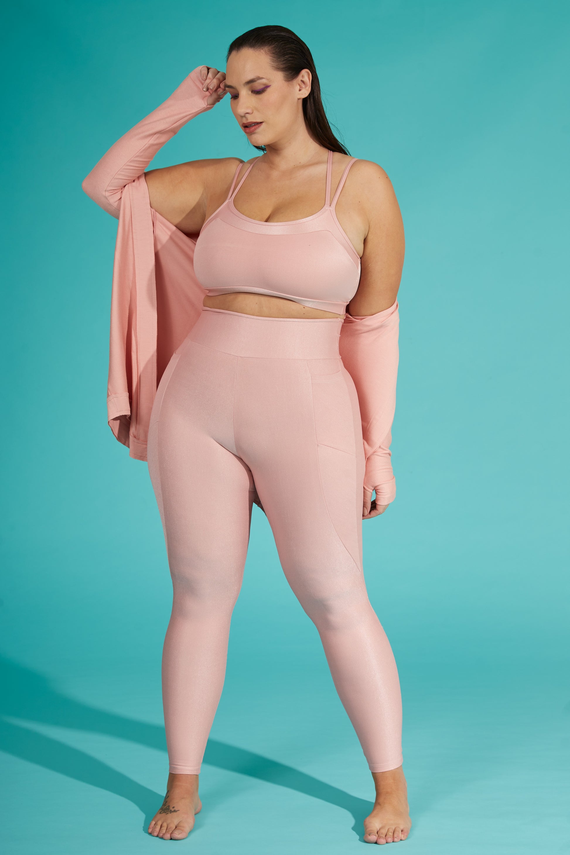 Conjunto basic premium rosa candy