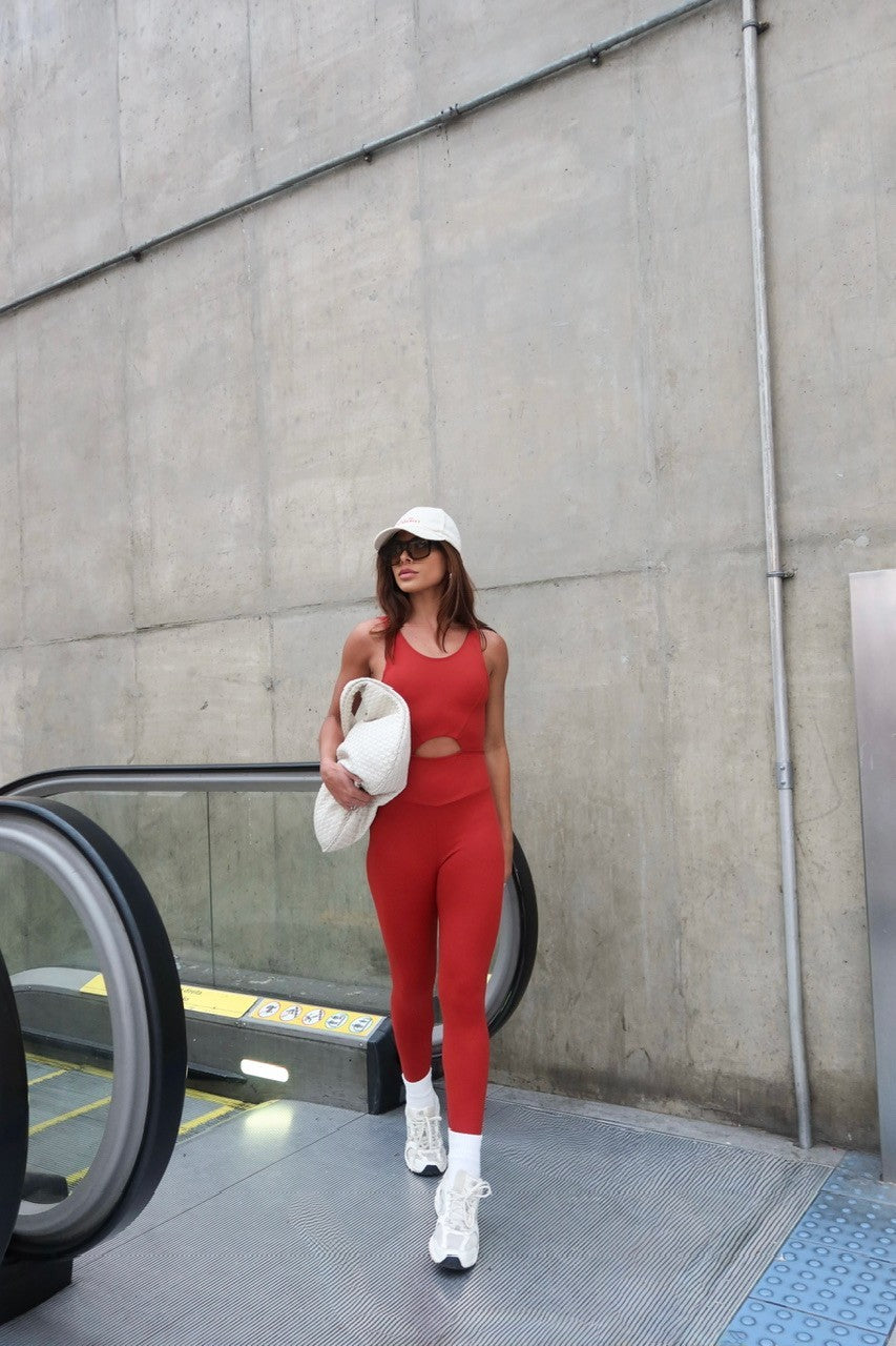 Jumpsuit power carmim