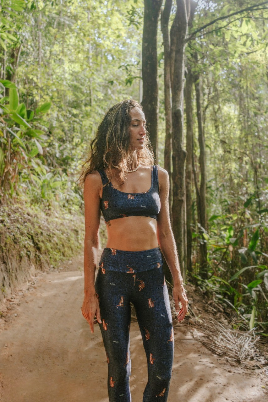 Legging isla blue tiger