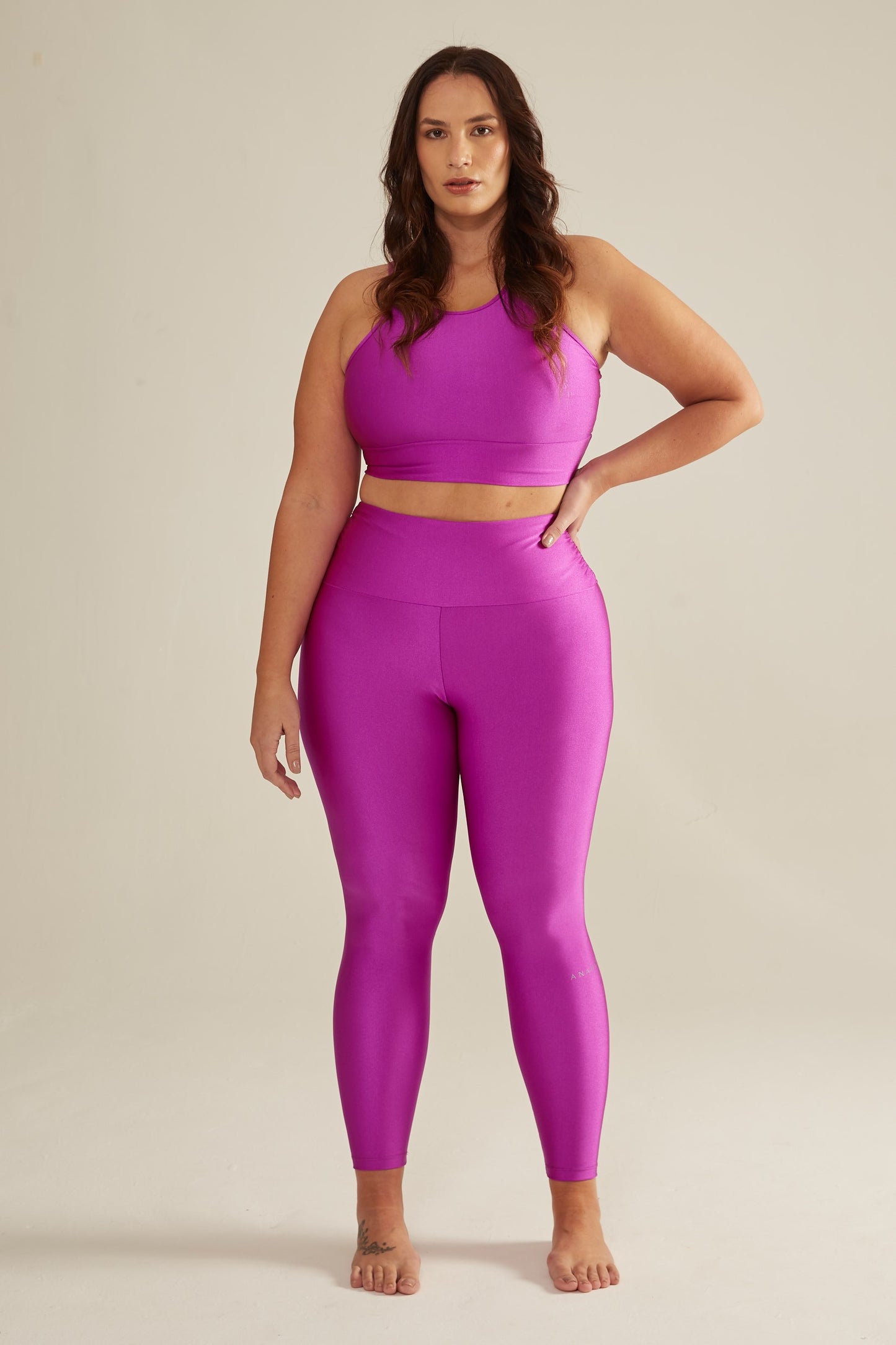 Legging glam hot pink