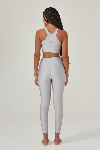 Legging glam light grey