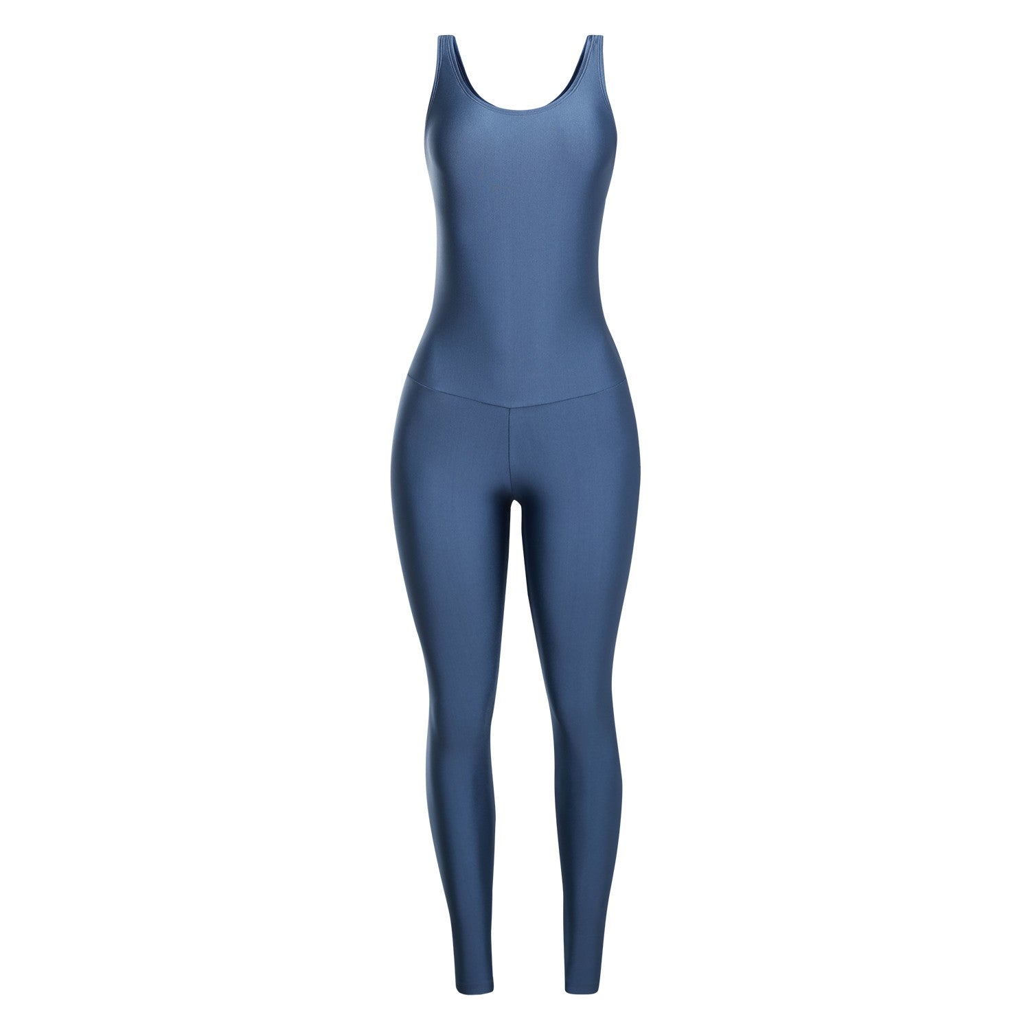 Jumpsuit soft shine azul petróleo
