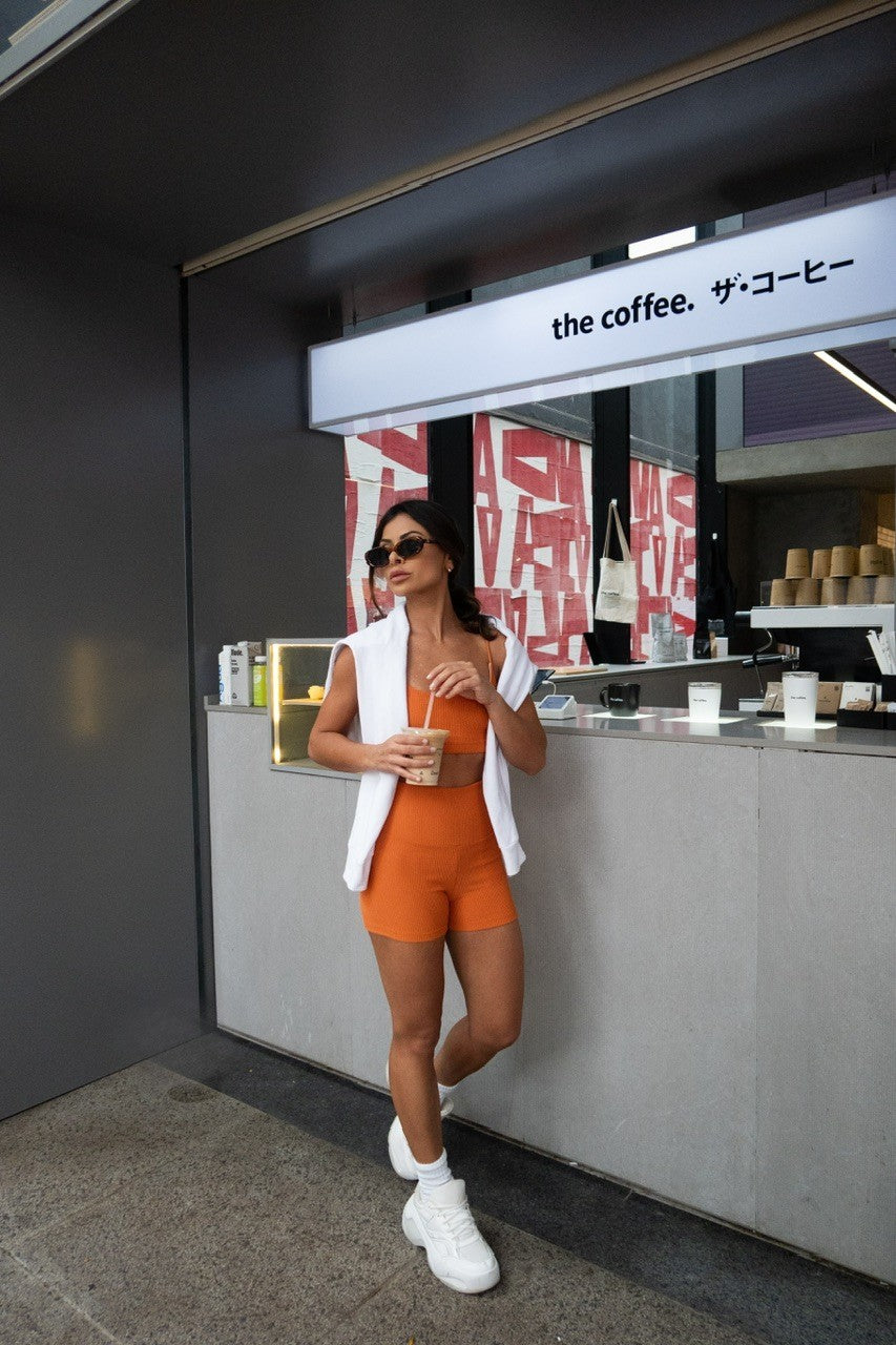 Short ribb terracota