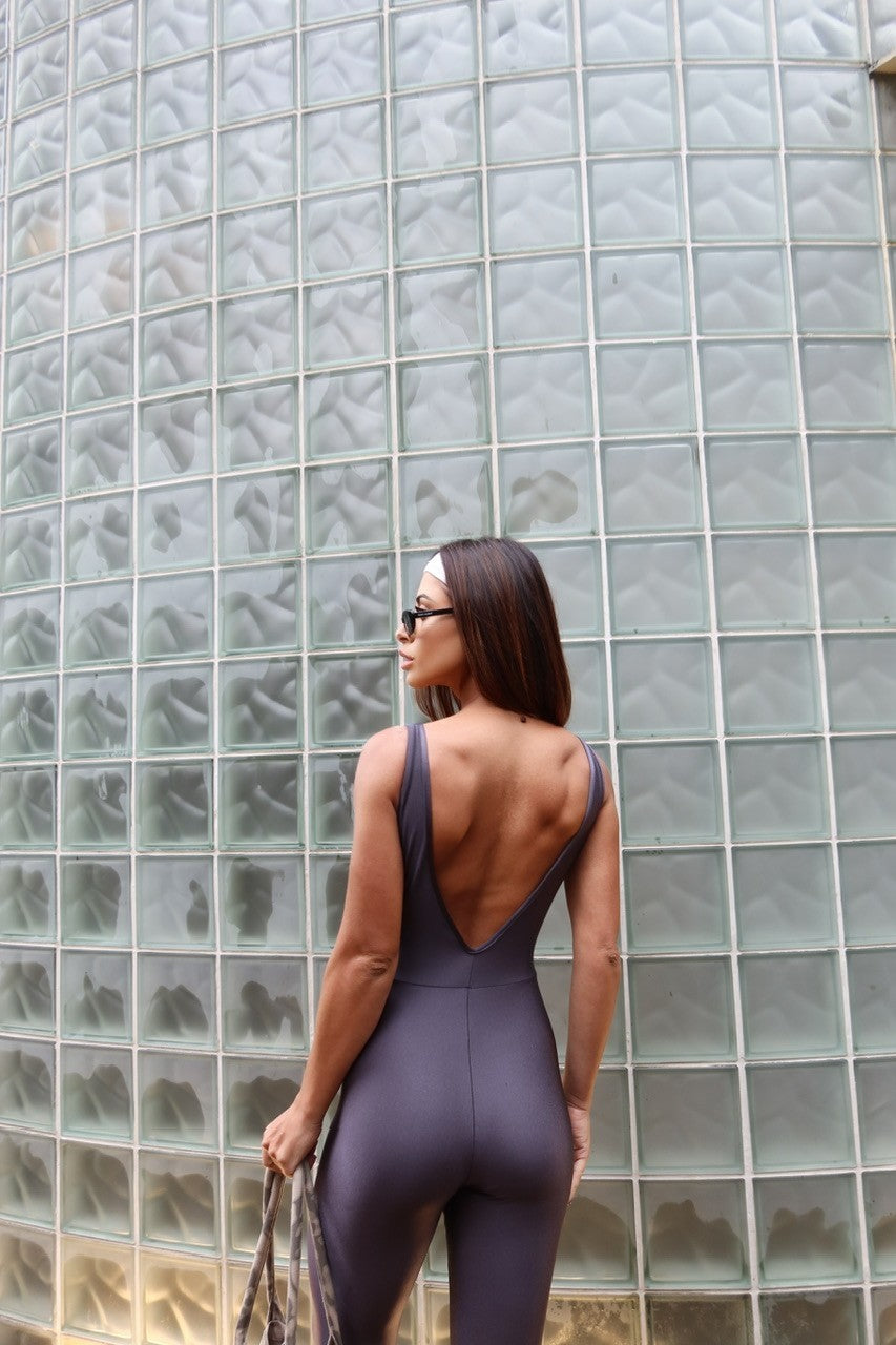 Jumpsuit glam gray