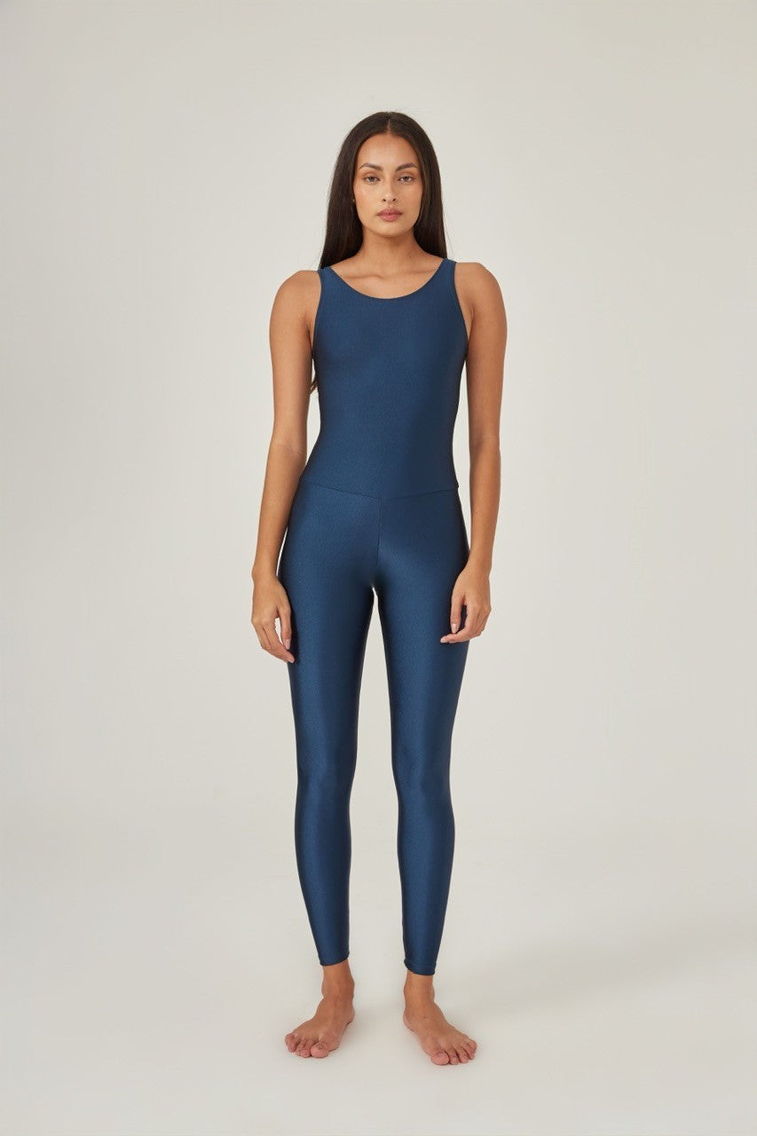 Jumpsuit soft shine petróleo escuro