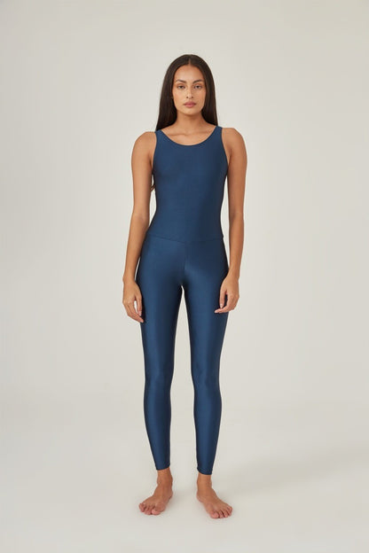 Jumpsuit soft shine petróleo escuro