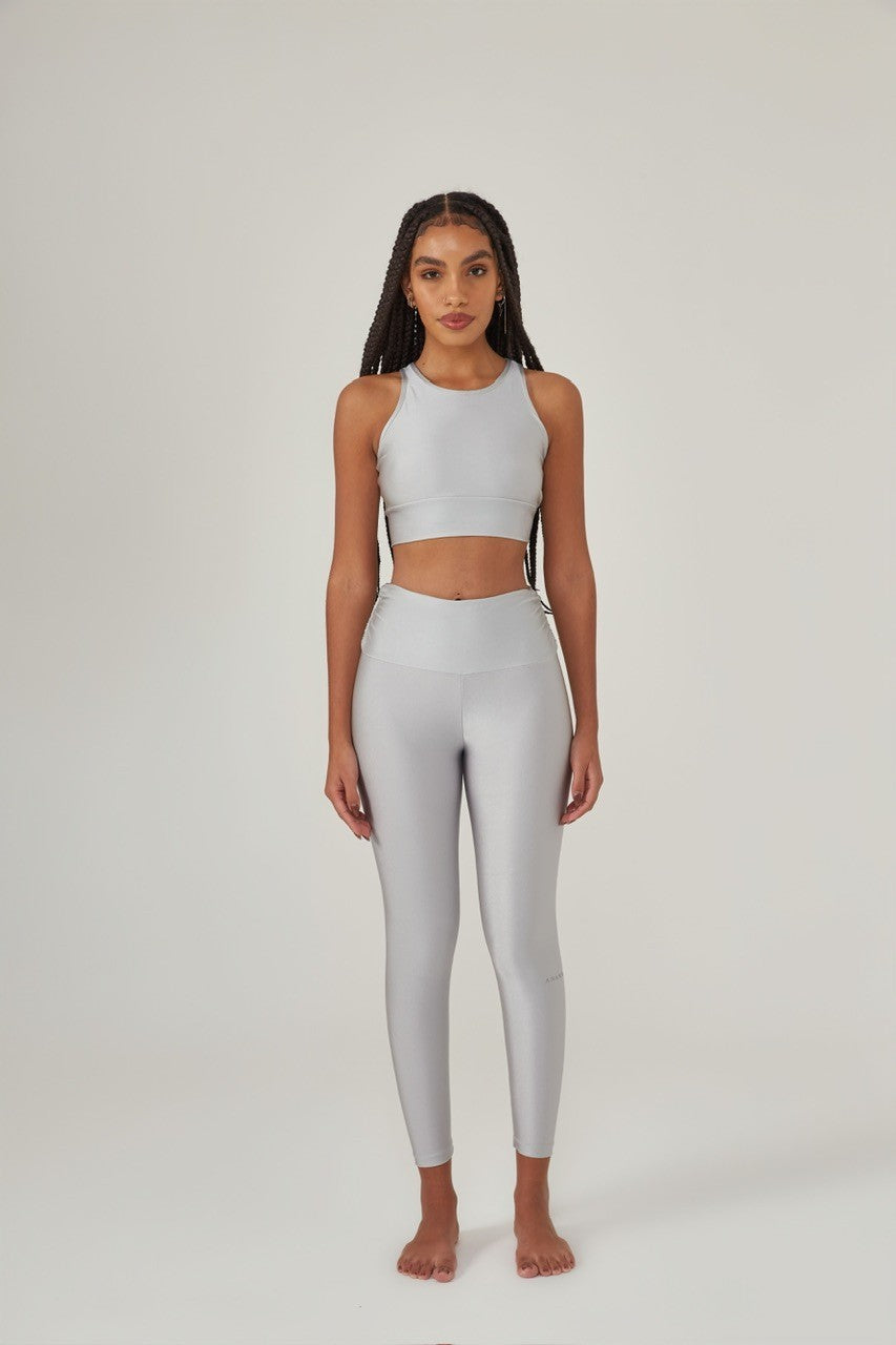 Legging glam light grey