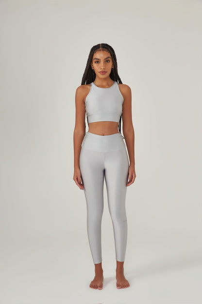 Legging glam light grey