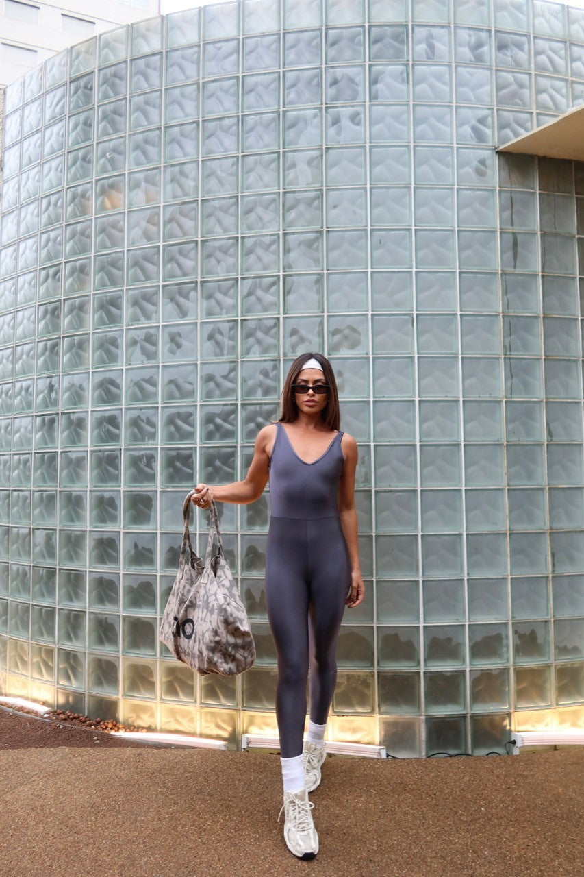 Jumpsuit glam gray