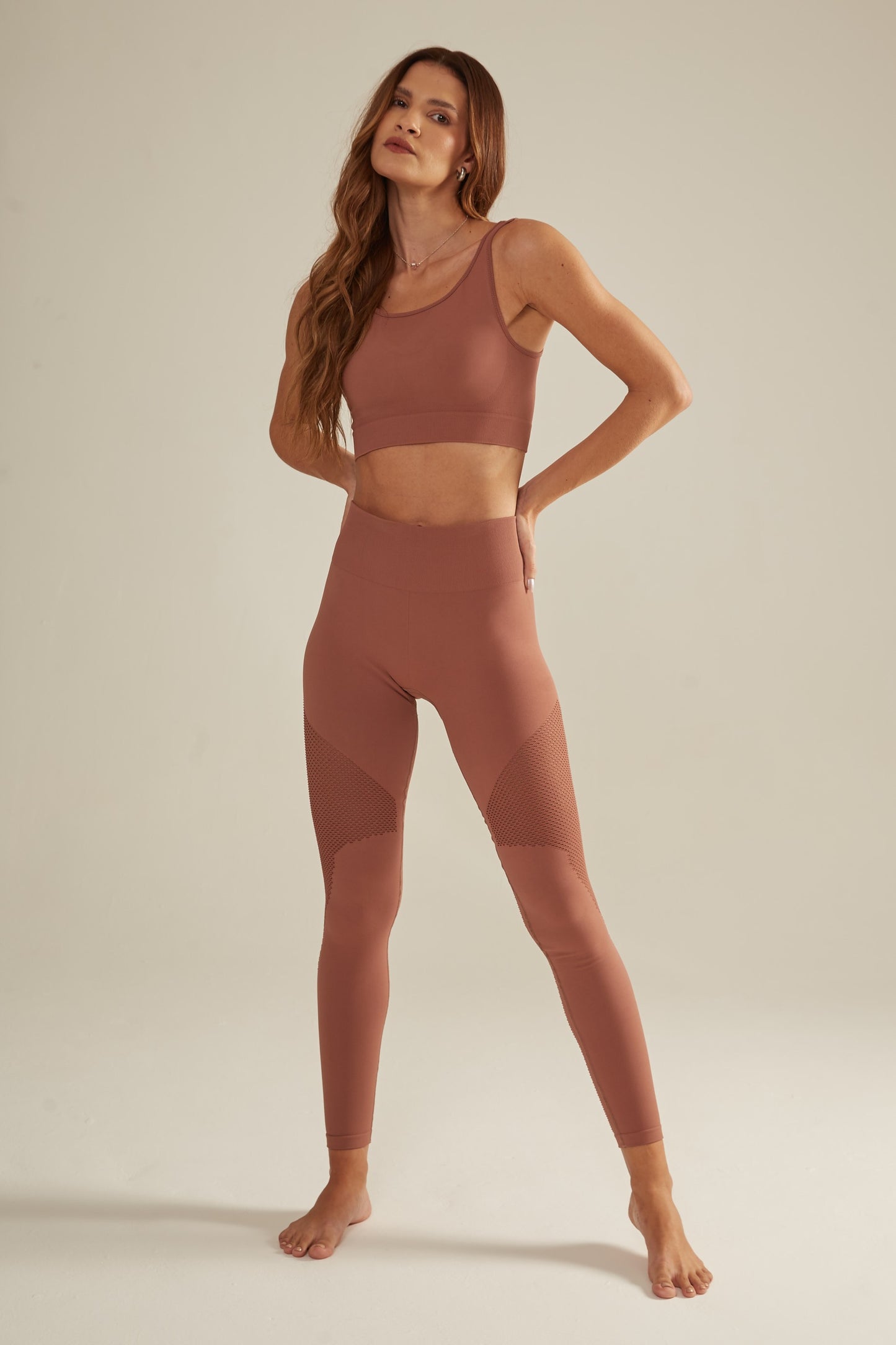 Legging skin capuccino