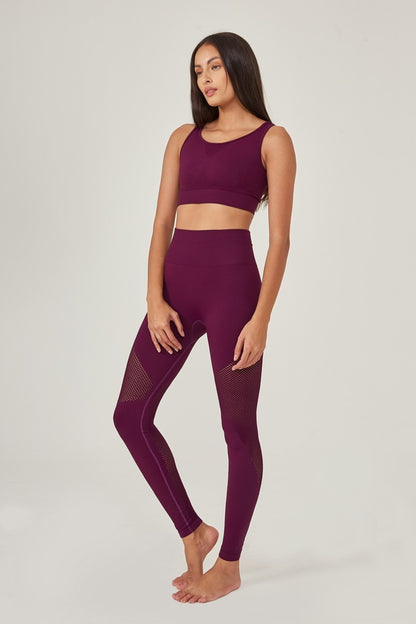 Legging skin ameixa