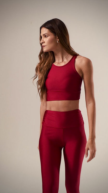 Legging glam red